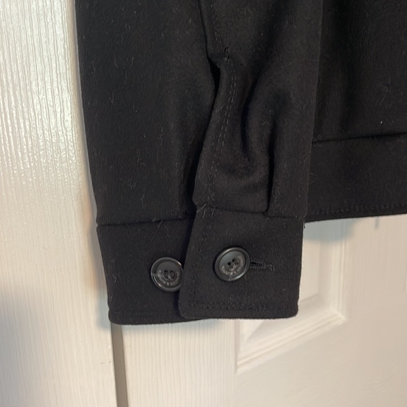 Johnson & Murphy Black jacket. Never worn. Zippered. Wool&cashmere. Dry clean. - Picture 5 of 11